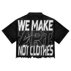 Camiseta Personalizada con Pedrería, Estilo Vintage, Lavado Ácido, Cuello Redondo, 100% Algodón Grueso, Impresión DTG, Corte Cuadrado, Camiseta Gráfica para Hombre - Product Image 2