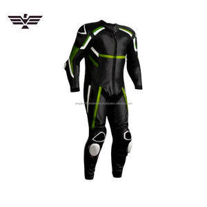 Nouveauté Combinaison de course de moto pour homme sur mesure de qualité supérieure EMPIRE TREND WEARS Combinaison de moto en cuir de qualité supérieure pour piste avec armure - Product Image 2