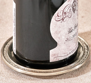 Socle à bouteille en aluminium plaqué argent de luxe, artisanat unique pour anniversaire, fête, table à manger, support pour bouteille de vin - Product Image 6