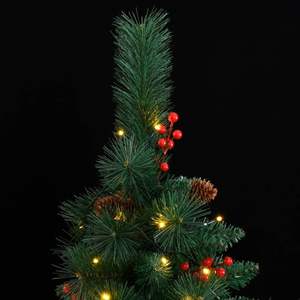 Albero di Natale Artificiale Pieghevole con 300 LED 180 cm - Categoria Prodotto: Alberi Artificiali - Product Image 2