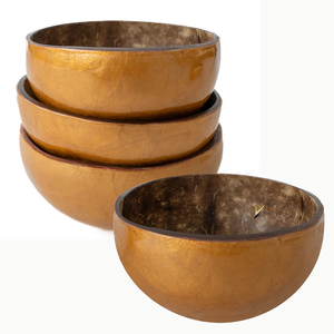 Bol en noix de coco laqué poli, en bois naturel, durable, non toxique, léger, écologique, pour servir les aliments, vente en gros pour cadeaux - Product Image 1