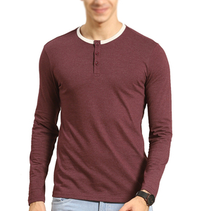 T-shirt à manches longues pour homme de haute qualité pour l'été, couleur unie, manches longues, t-shirts à manches longues pour homme avec service OEM - Product Image 4