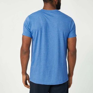 Camisetas 100% poliéster y algodón para hombre, cuello redondo, manga corta, ropa de verano, estilo urbano, OEM, personalizadas, camisetas para hombre - Product Image 5