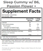 Bonbons gélifiés en gros pour le sommeil, à la fleur de la passion et à la vitamine B6, pour un sommeil réparateur et l'amélioration de la mémoire, importés des États-Unis
