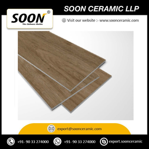 พื้นไวนิล SOON CERAMIC Milano SPC กันน้ำ เป็นมิตรกับสิ่งแวดล้อม ลายลายนูน แกนแข็ง สำหรับใช้ภายในอาคาร รูปทรงสี่เหลี่ยมผืนผ้า ความกว้างปานกลาง - Product Image 2