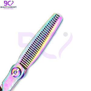 กรรไกรตัดผมแบบคลาสสิค รุ่นใหม่ ขนาด 7 นิ้ว สีรุ้ง ทนทาน คุณภาพสูง สำหรับมืออาชีพ ใช้งานได้ยาวนาน - Product Image 5