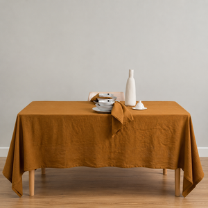Mantel de Lino Chic para el Hogar, Mantel de Lino Sostenible de Lujo, Tela Natural Reutilizable, Técnica de Tejido, Fabricante y Proveedor - Product Image 1
