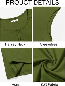 Débardeurs vintage 100 % coton personnalisés pour hommes – T-shirts sans manches amples pour le fitness - Product Image 3