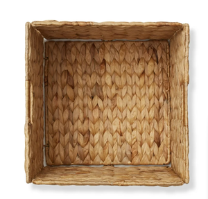 Artex HaiNam Natural Rattan Storage <b>Basket</b> <b>Square</b> With Handles Rustic Multi-Purpose Organizer For Neatening And Storage - Product Image 3