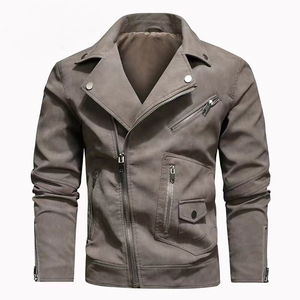 Chaqueta de Invierno Premium para Hombre, de Cuero Genuino, Transpirable, Ecológica, Resistente al Viento, con Cierre Frontal y Forro Suave y Cómodo para Uso Casual - Product Image 3