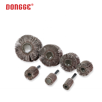 Disque de ponçage abrasif grain 80, meule abrasive, papier de verre, roue à lamelles de polissage avec tige