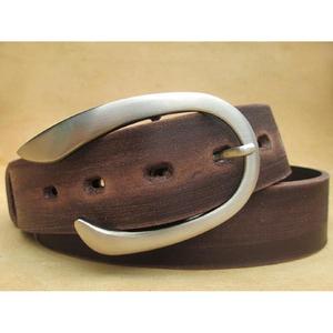 Cinturón de Cuero Vacuno de Longitud Personalizada con Hebilla de Acero Inoxidable, Ecológico, Impermeable, Duradero, Moderno, Estilo Europeo para Hombre - Product Image 1