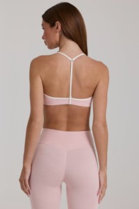 Soft Active Reversible High Support Sports Bra with Mesh Solid/Print <b>Design</b> for Yoga - Product Image 6