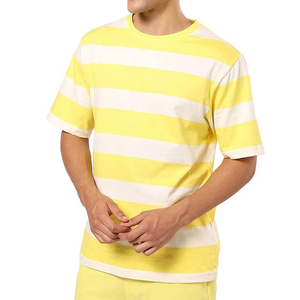 Camiseta de Hombros Caídos Unisex, Corte Holgado, Algodón Suave, Cuello Redondo, Estilo Casual Urbano, Marca Privada - Product Image 1