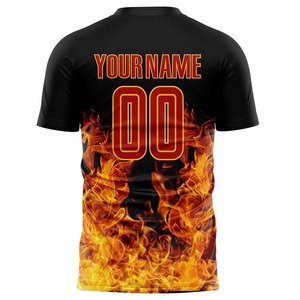 ชุดเสื้อฟุตบอลสั่งทำขายส่ง ระบายอากาศได้ดี แห้งเร็ว แขนสั้น เสื้อฟุตบอลแบบยูนิเซ็กซ์ คุณภาพสูง - Product Image 2