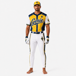Uniforme de baseball respirant offrant un contrôle de l'humidité, une construction légère et une excellente flexibilité pendant le jeu. - Product Image 1