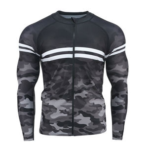 Rashguard MMA à prix avantageux, nouvelle arrivée, sublimé, haute élasticité, polyester, séchage rapide, respirant, manches longues pour hommes - Product Image 3