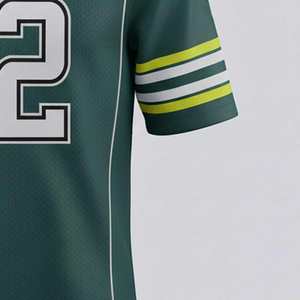 Nouveau style, prix bas, livraison directe d'usine, maillot de football américain 100% polyester entièrement sublimé, manches courtes, grande taille - Product Image 6