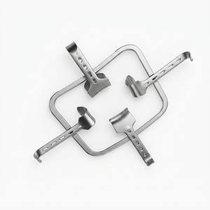 OPTITECH HEALTHCARE Kit d'abdominaux chirurgicaux Kirschner SR-0010 avec cadre 240x240mm et 4 abdominaux à fixation (40x55mm, 50x65mm) – Matériel médical - Product Image 3