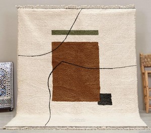 Beni Ourain hecho a mano auténtico marroquí Beni Ourain alfombra Azilal alfombra Tapis bereber Dropship y Dropshipping Boho Decoración - Product Image 3