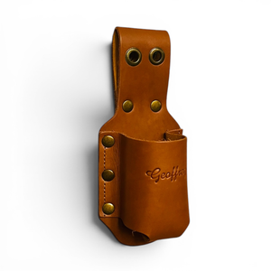 Geoffrey Leather Bottle Holder Tan Color 12 Oz Capacity - Product Image 1