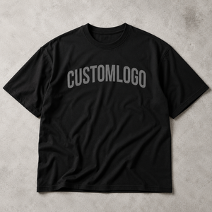 เสื้อยืดคุณภาพสูงสำหรับผู้ชายไซส์ใหญ่ พิมพ์ลายได้ตามต้องการ คอกลม แขนสั้น ผ้าฝ้าย 100% เสื้อยืดเปล่าสีพื้นสำหรับผู้ชาย - Product Image 3