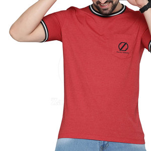 T-shirt pour homme à prix raisonnable, nouveau design, séchage rapide, respirant, écologique, polyester/coton, OEM, haute qualité, vêtements décontractés - Product Image 1