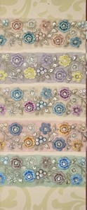 Lentejuelas Brillantes Bordadas en Encaje, Adornos de Lentejuelas de Primera Calidad para Vestidos de Fiesta y Novias - Product Image 3