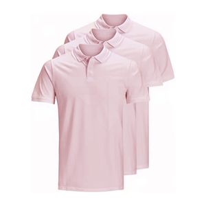 เสื้อเชิ้ตโปโลผู้ชายสั่งตัดพิเศษ ผ้าคอตตอนถักเนื้อแน่น 100% ป้องกันรอยยับ แขนสั้น ติดกระดุม สำหรับเล่นกอล์ฟ - Product Image 1