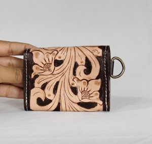 Nuevo Mini Monedero de Cuero Genuino con Diseño de Ases, Cierre a Presión, Correa para la Muñeca, Estilo Vintage Unisex, Cartera Compacta para Monedas - Product Image 4