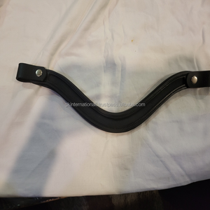 Banda para cejas de cuero de canal vacío, banda para cejas de caballo de cuero personalizada, banda para cejas en forma de U de cuero de canal vacío para bridas - Product Image 1