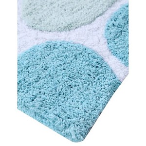 Alfombra de Baño Moderna con Diseño de Puntos, de Algodón, con Estampado de Flocado, Antideslizante, Rectangular, Reversible, Lavable, para Uso en el Hogar, Oficina y Hotel - Product Image 2