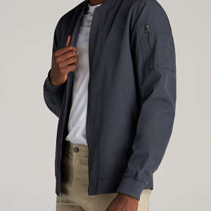 <b>Men</b>’s Stylish Bomber <b>Jacket</b> Slim Fit Casual <b>Lightweight</b> Zip Coat Comfortable Outerwear for Everyday Fashion <b>Men's</b> <b>Jackets</b> - Product Image 5