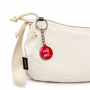 Llavero con Etiqueta NFC de PVC Rojo Personalizado CALA, NTAG213, Resistente al Agua, RFID Inteligente con Chip NFC Programable para Comunicación Inalámbrica - Product Image 2