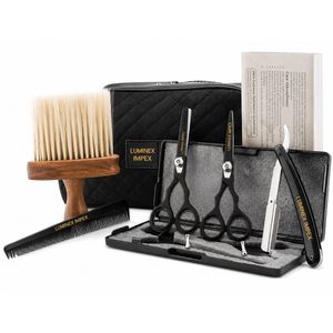 Kit de barbier personnel pour le soin des cheveux avec des ciseaux roses de 6 pouces - Product Image 3