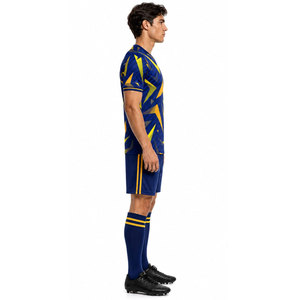 Ensemble de maillots de football professionnels personnalisés, uniforme d'équipe de football, vêtements de sport respirants, fabricant OEM ODM, uniformes de football - Product Image 4