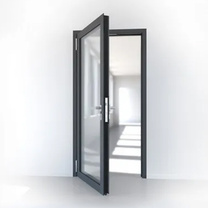 Puerta de Entrada Frontal de Aluminio Personalizada, Puerta de Vidrio de Aleación de Aluminio, Puerta Principal de Seguridad Exterior - Product Image 3