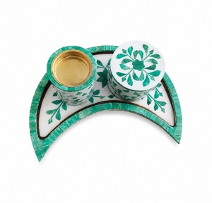 ชุดถาดไม้มะม่วงธรรมชาติแกะสลักด้วยมือสุดหรู พร้อมที่วางธูป - Product Image 2