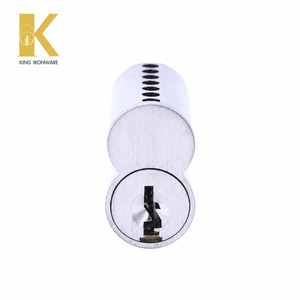 Cilindro de Puerta con Inspección Completa de Fábrica, Cromo Satinado, Latón, 7 Pines, Ranura en K, SFIC, para Seguridad de Puertas Residenciales - Product Image 4