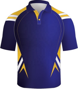 Polo pour homme 100 % coton à séchage rapide, manches courtes, vêtement de sport avec impression sérigraphiée sur tissu tricoté - Product Image 3