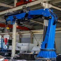 Preço de Fábrica: Guindaste Hidráulico Dobrável de 10/12 Toneladas para Convés de Navio, para Manuseio de Cargas Offshore com Controle Remoto