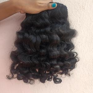 Extensiones de Cabello Remy Indio Virgen de la Mejor Calidad, Precio al por Mayor, Cabello Indio Natural Rizado - Product Image 1