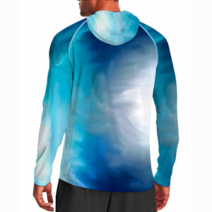 Sudadera de pesca sublimada para hombre a bajo precio, camisa de pesca con estampado personalizado, de secado rápido, transpirable, ropa de pesca de alto rendimiento para exteriores. - Product Image 2