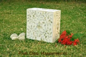 PREMIUM quality Handmade Mother of Pearl Inlay Wooden Jewelry <b>Box</b> Luxury <b>Trinket</b> Storage <b>Box</b> for Women At cheapest prices - Product Image 3