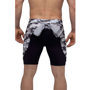 Men gym fitness clothing Compression Sport Shorts Athletic Training Skin Tight mens compression shorts - Product Image 5