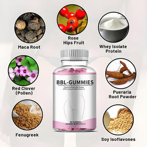 Ayı Maca kök takviyesi zencefil büyük popo güçlendirici Gummies kalça ve popo büyütme büyük popo geliştirme BBL Gummies kaldırın - Product Image 3