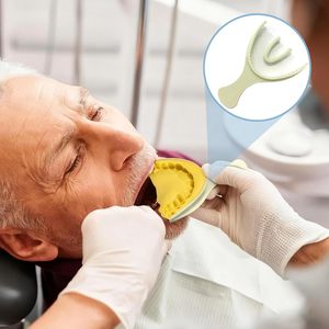 Juego Profesional de 10 Bandejas de Registro Dental de Triple Presión de Plástico |   Kit de Bandejas de Impresión Desechables 3 en 1 de Doble Arco - Product Image 5