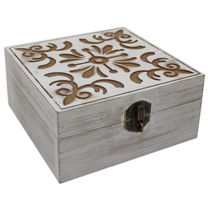 Wholesale Laser Cut Wooden Wedding Card Box Hollow Decorative <b>Wood</b> Gift Box With Lock <b>Rustic</b> Reception Money Keepsake Box - Product Image 5