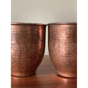 แก้วทองแดงโบราณและชุดของขวัญแก้วน้ำชา กาแฟ แก้วแฟนซี ใช้ซ้ำได้ ปลอดภัยสำหรับเครื่องล้างจาน อุปกรณ์ครัว - Product Image 4