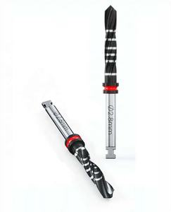 ชุดเครื่องมือเจาะรูสำหรับการปลูกถ่ายฟันแบบมีระบบล้างภายนอก ยี่ห้อ Custom Brand รุ่นเคลือบไทเทเนียมสีดำ แข็งพิเศษ 8 ชิ้น ระดับ Class I ได้รับการรับรองมาตรฐาน CE โดย GS - Product Image 3